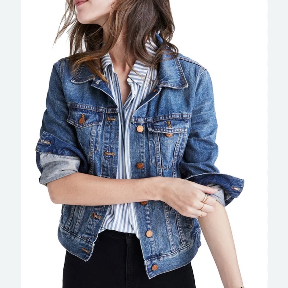 Madewell The Jean Jacket in Pinter Wash Item F0370 Women’s Size XS $118 NWOT